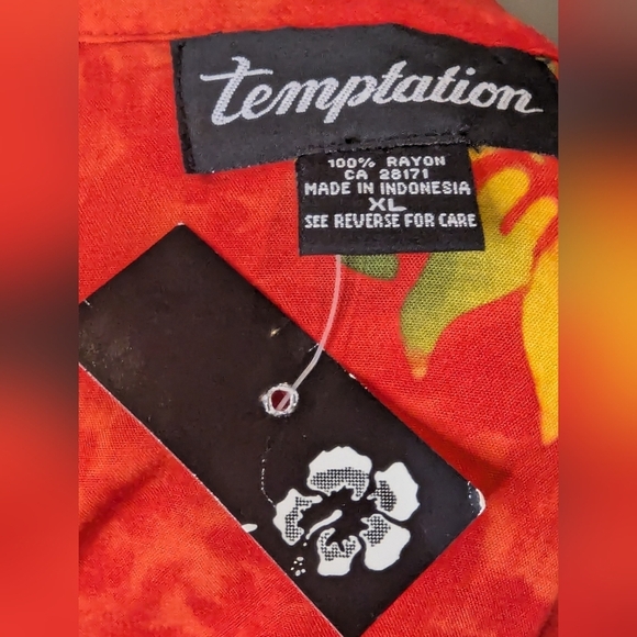 Rayon red sundress with bright golden sunburst sunflowers Size L - Picture 7 of 10